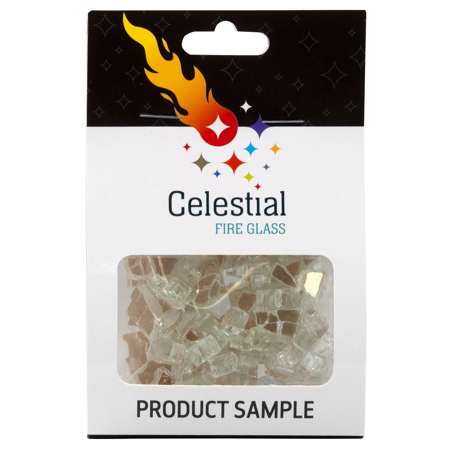 Tempered Fire Glass - 1/4" Platinum Moonlight Reflective