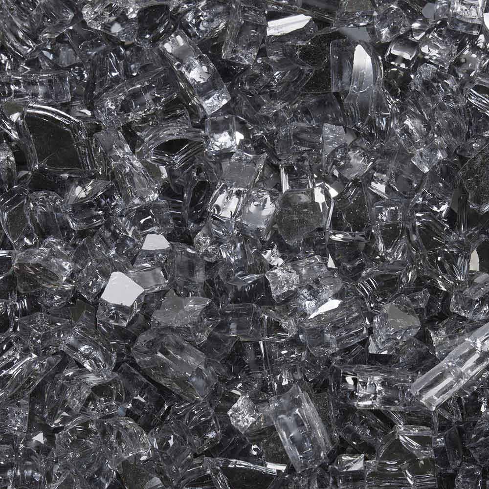 Tempered Fire Glass - 1/4" Interstellar Gray Reflective