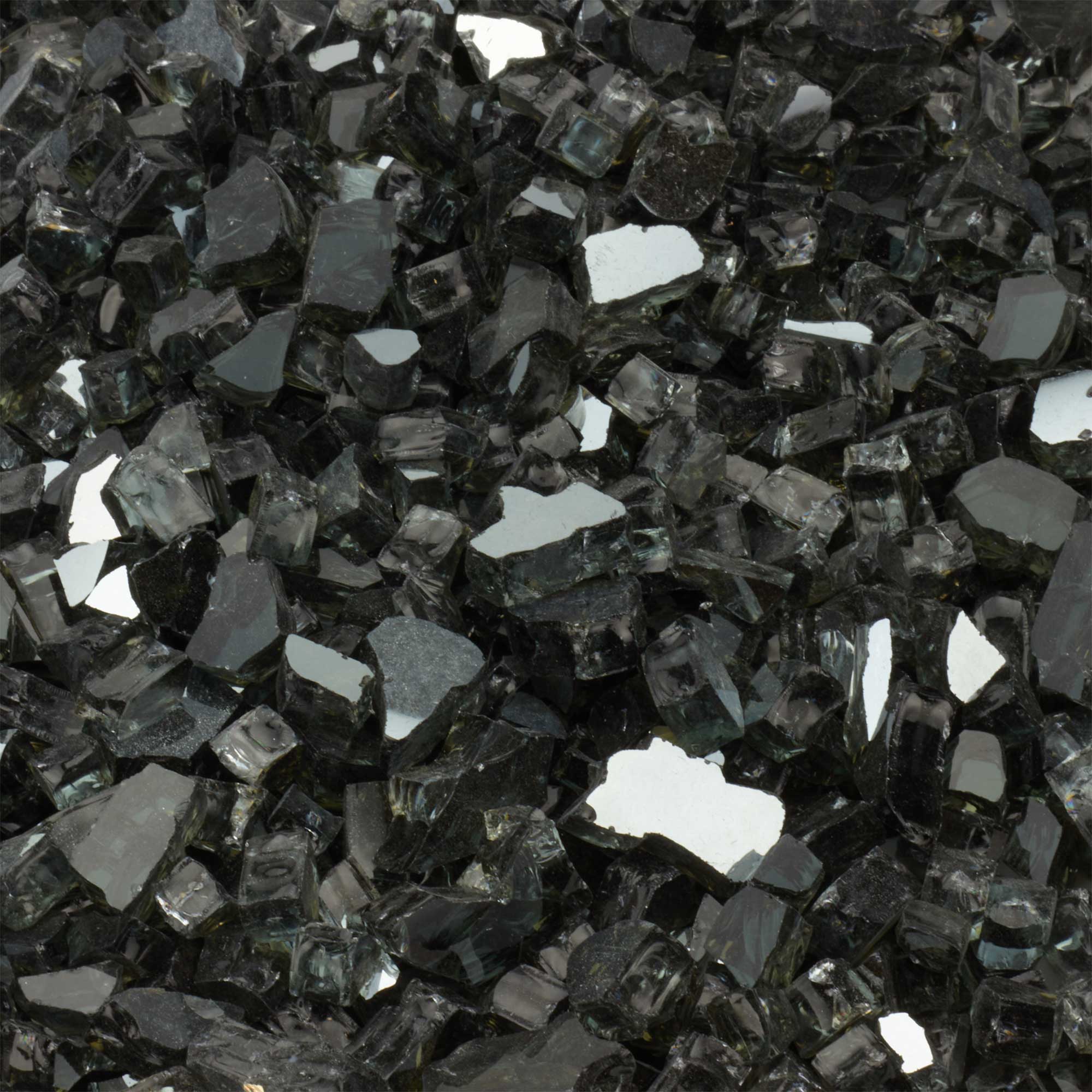 Tempered Fire Glass - 1/4" Dark Gray Reflective