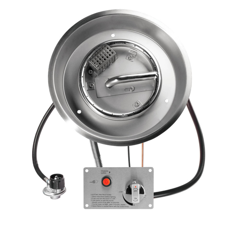 CSA Certified 12" Round Fire pit burner kit