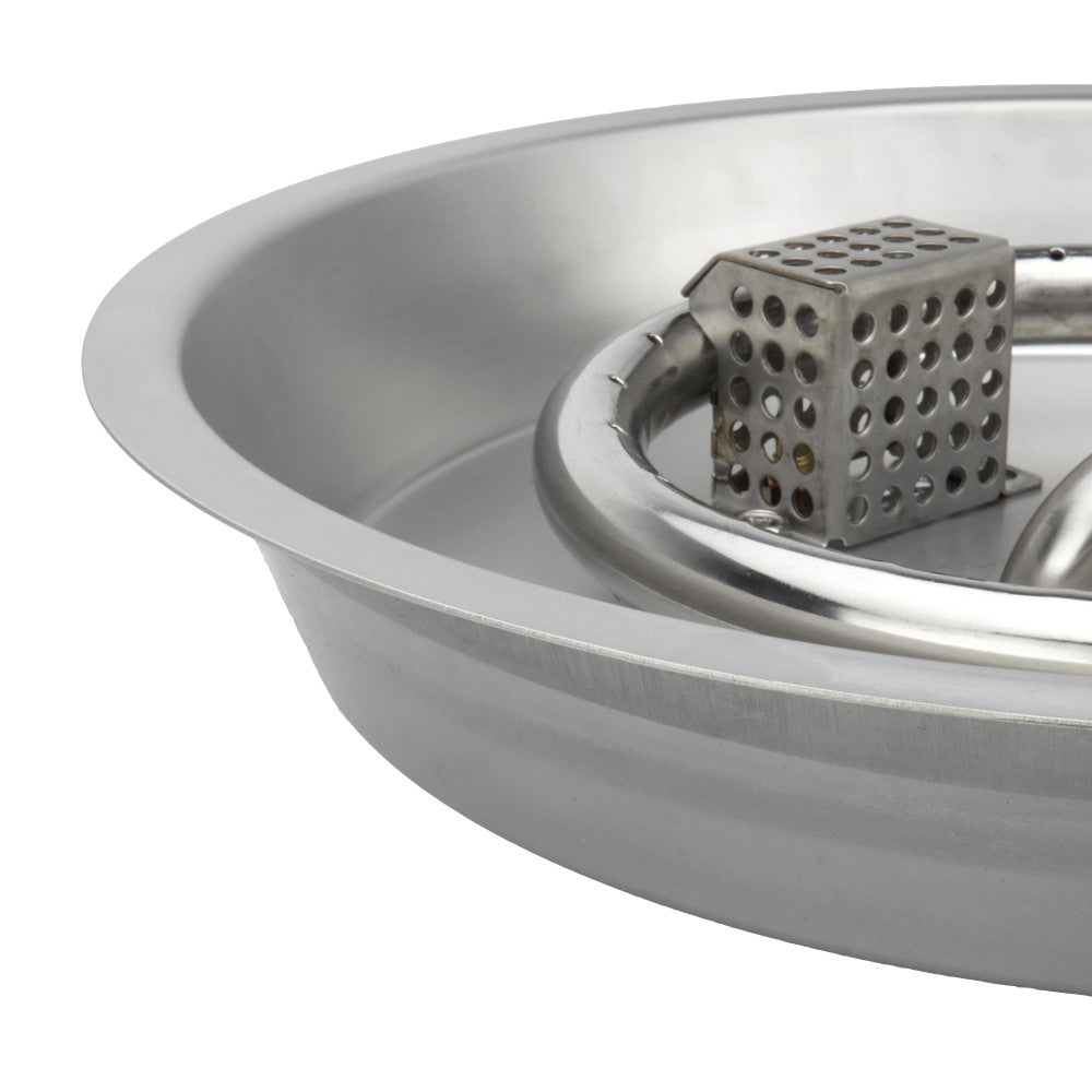 Celestial Fire Glass 10" Round CSA Certified Fire Pit kit made of 304 Stainless steel.