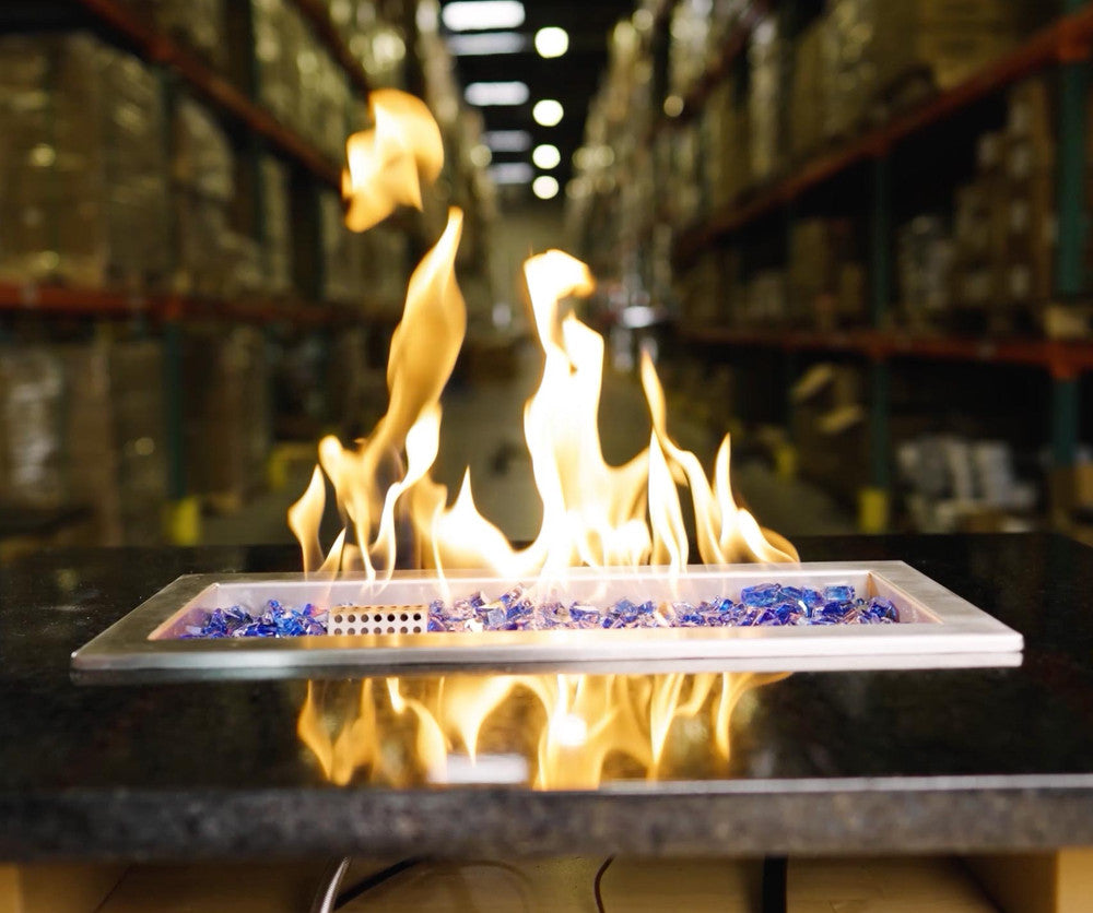 CSA Certified 18" x 6" burner kit with a full flame