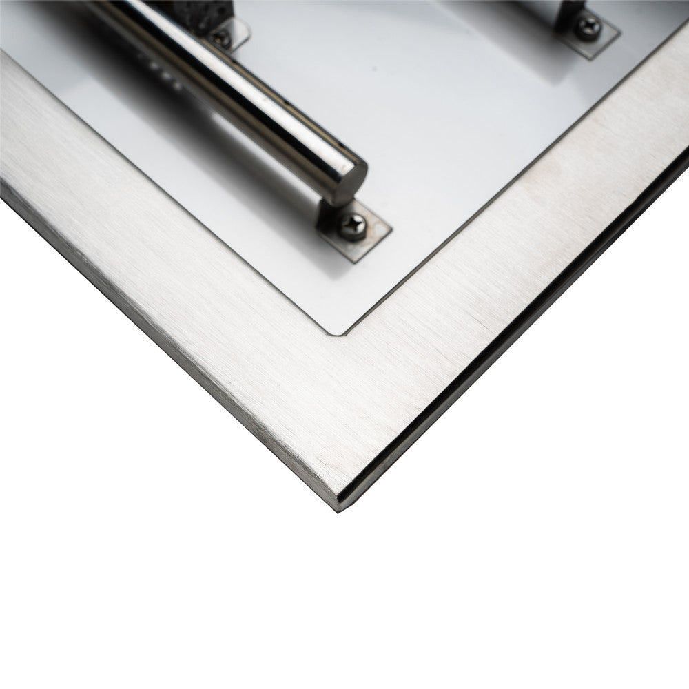 CSA Certified Burner Pan Kit - 30" x 10" H-Burner - Corner