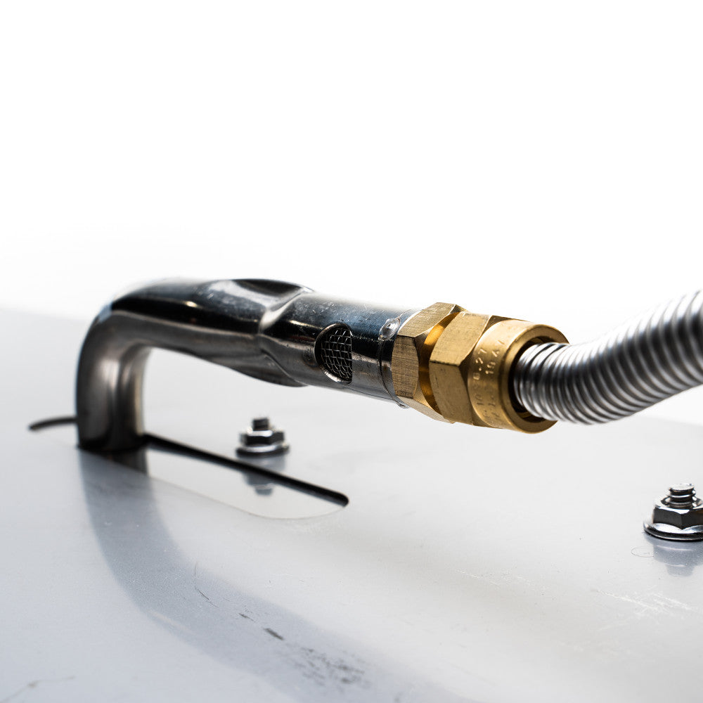 CSA Certified Burner Pan Kit - 30" x 10" H-Burner - Pipe Connector