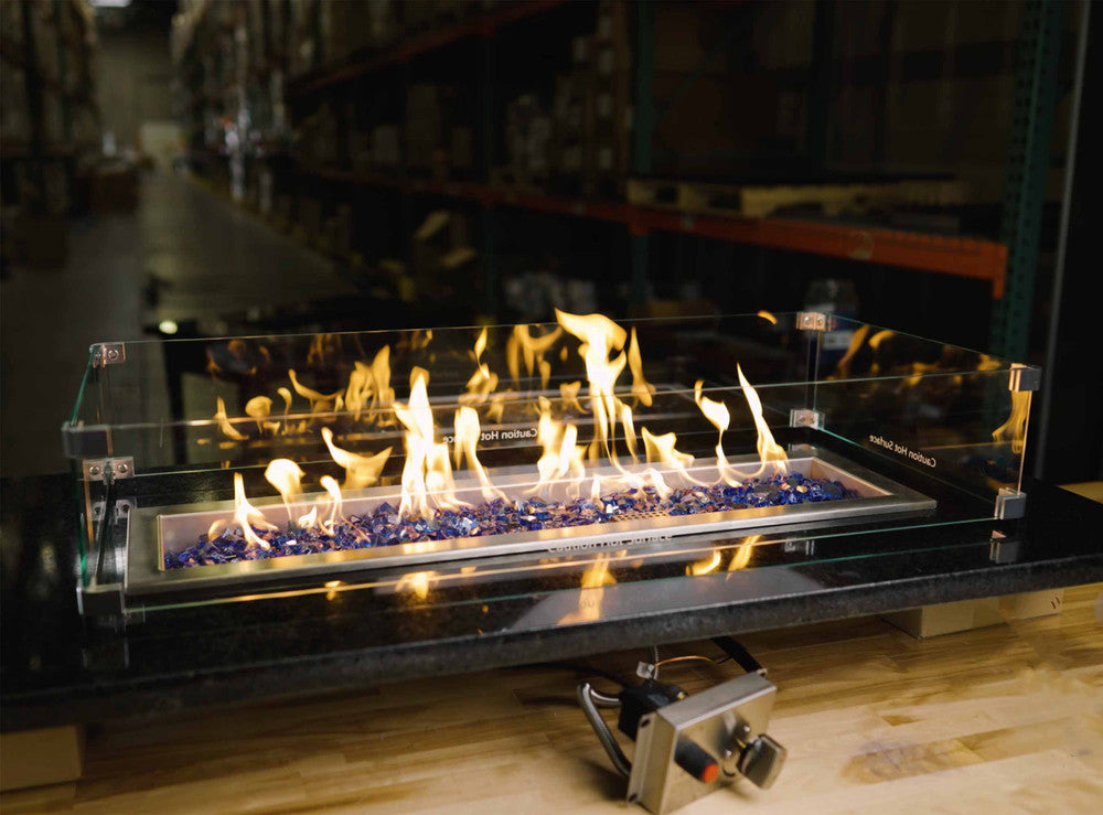 CSA Certified Propane fire pit with flames