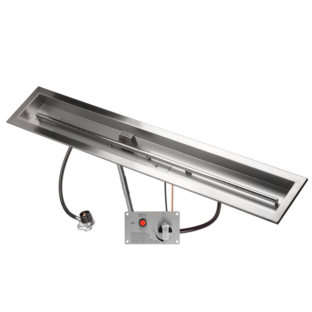 48" x 6" CSA Certified fire pit kit for propane