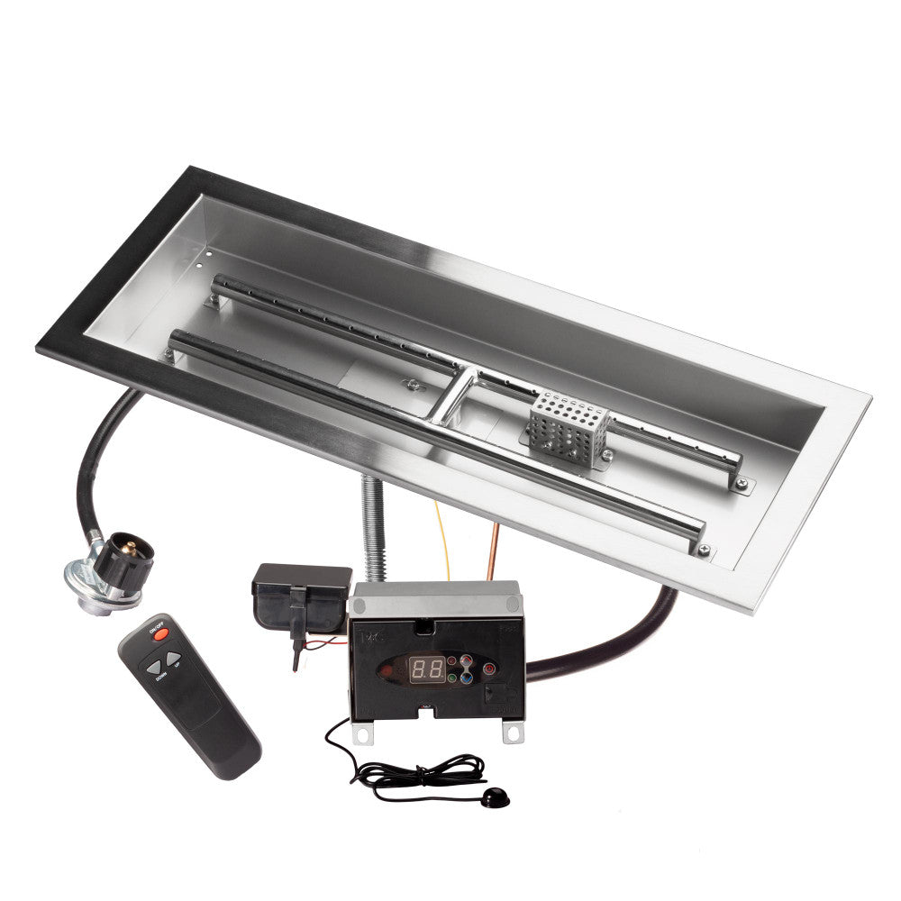 Celestial 24" x 8" Remote Control Burner Kit for Propane