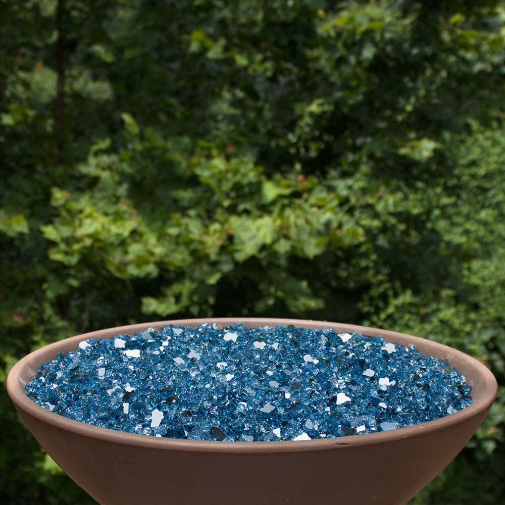 Neptune Blue shown in 18" Fire Bowl