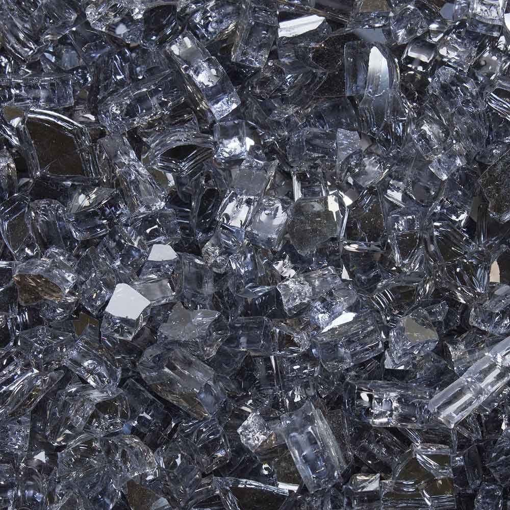 Swatch Close-Up of Interstellar Grey Fire Glass