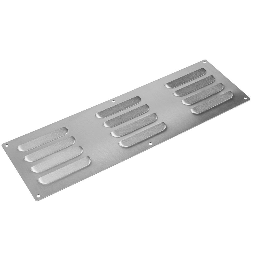Fire Pit Vent Cover - Louvered Stainless Steel