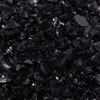 Crushed Fire Glass - Onyx Black 1/2" to 3/4"