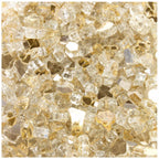 Tempered Fire Glass - 1/2" Sunstorm Gold Reflective
