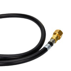 Air Mixer not included. An air mixer can easily be installed onto this end if the LP connection kit