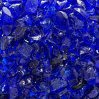 Ocean Blue Crushed Fire Glass