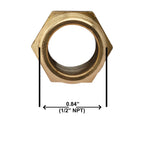 1/2" Male NPT x 1/2" Male NPT Coupling