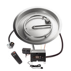 Celestial 19" Round Remote Control propane fire pit kit