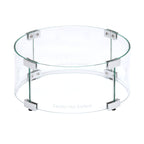 Tempered Glass Flame Guard for 10" Round Fire Pit