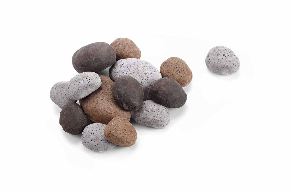 River Rocks Glass Ceramic Fiber River Rock – Celestial Fire Glass