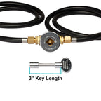 Length of the Connection Kit's included key