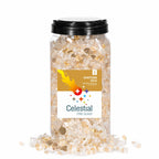 Golden Reflective Tempered Fire Glass comes in a reusable, secure jar