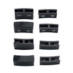 Round Wind Guard Hardware (Black - 8 pcs)