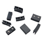 Round Wind Guard Hardware (Black - 8 pcs)
