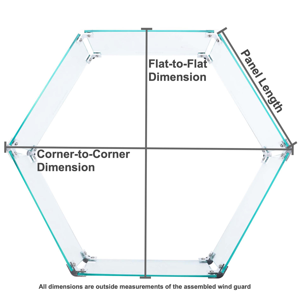 Custom Wind Guard - Hexagon Shape – Celestial Fire Glass
