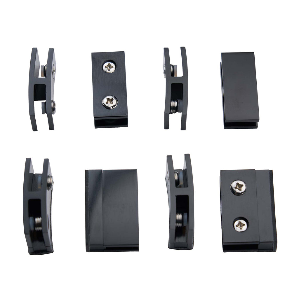 Round Wind Guard Hardware (Black - 8 pcs)
