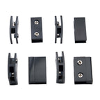 Round Wind Guard Hardware (Black - 8 pcs)