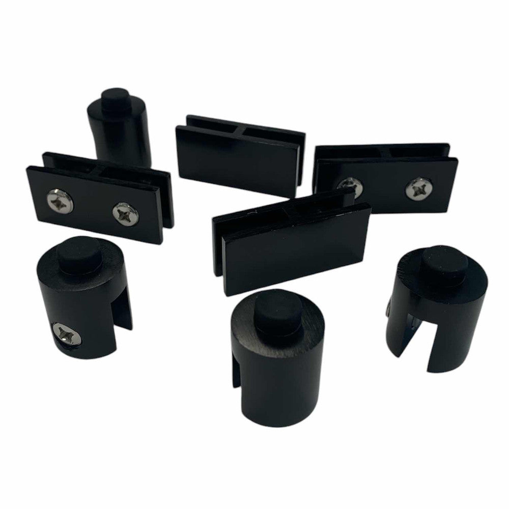 Black Wind Guard Hardware Feet Fire Pit